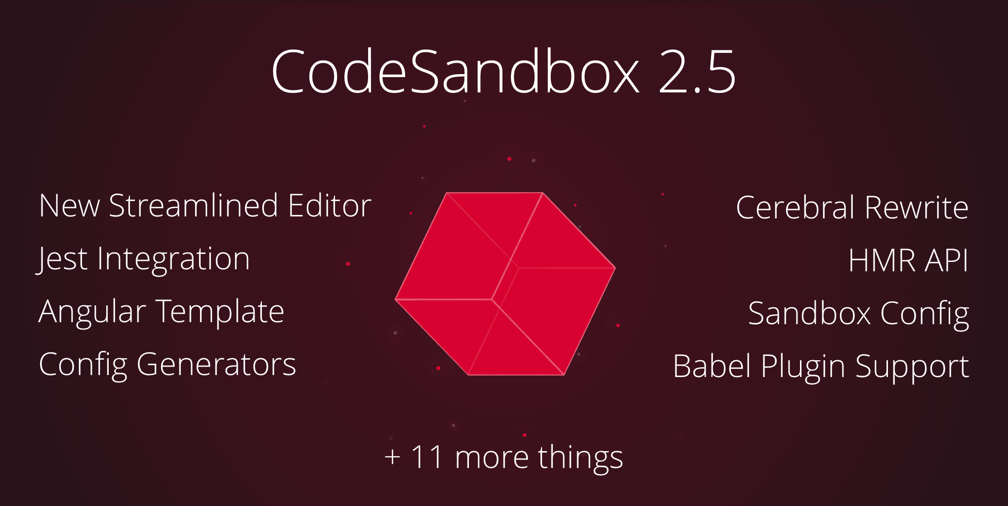 Announcing CodeSandbox 2.5