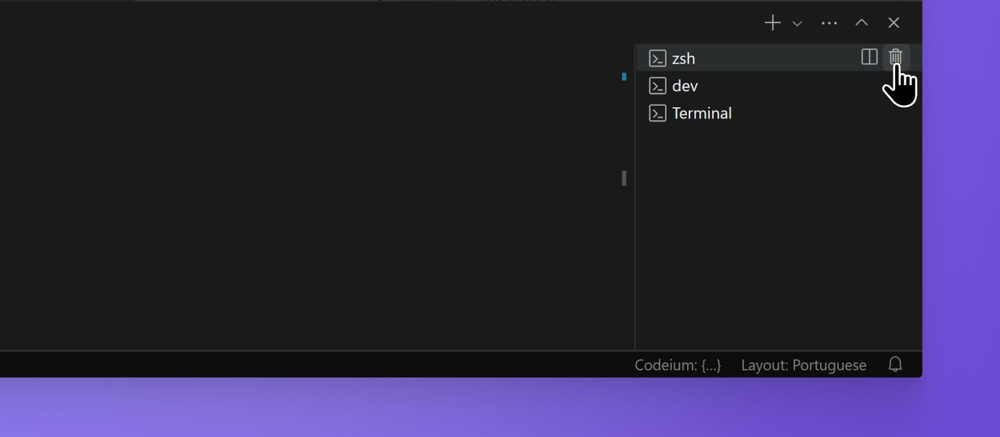 Terminal – CodeSandbox